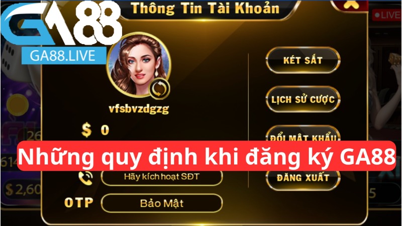 Cần lưu ý khi thực hiện đăng ký GA88Cần lưu ý khi thực hiện đăng ký GA88